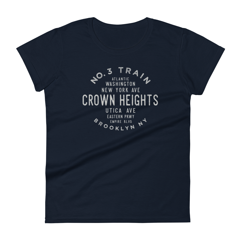 Crown Heights Brooklyn NYC Women's Grid Tee