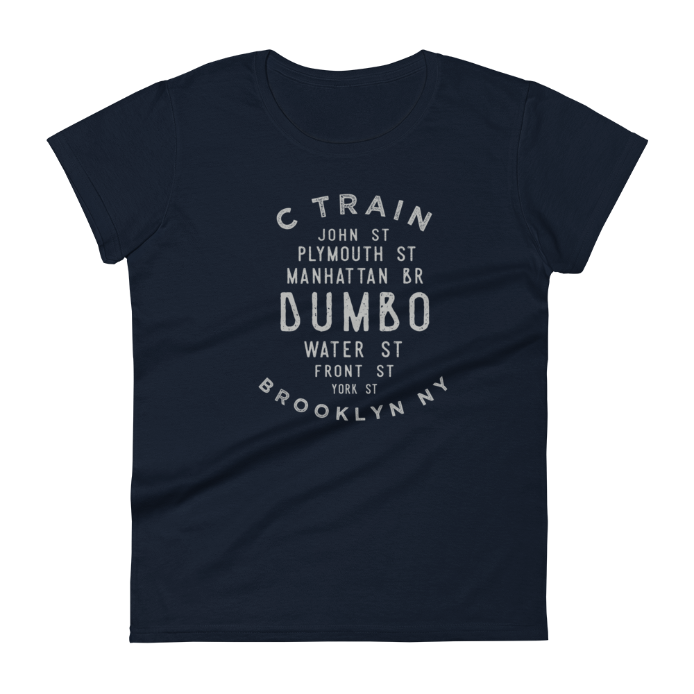 Dumbo Brooklyn NYC Women's Grid Tee