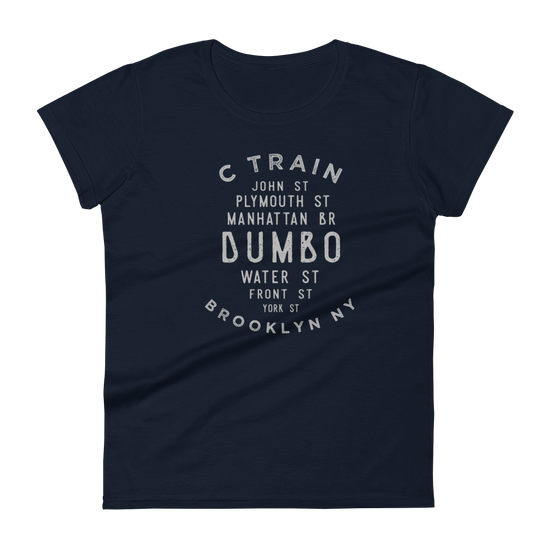 Dumbo Brooklyn NYC Women's Grid Tee