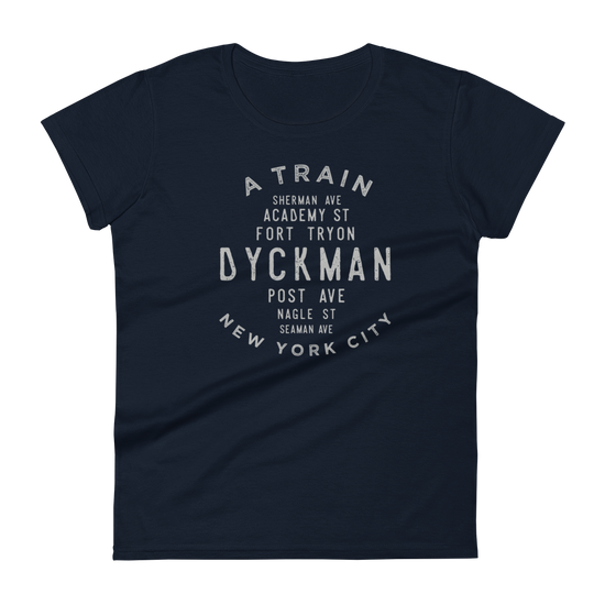 Dyckman Manhattan NYC Women's Grid Tee