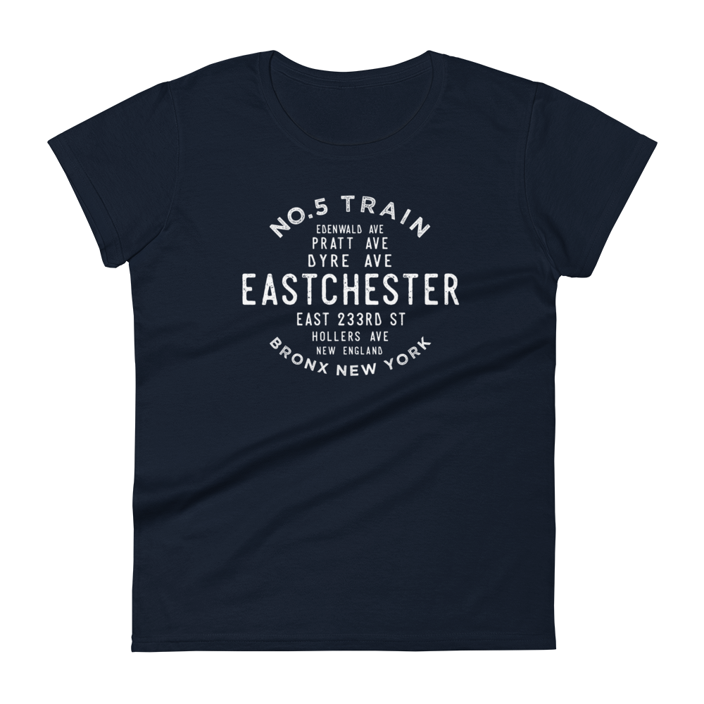 Eastchester Bronx NYC Women's Grid  Tee