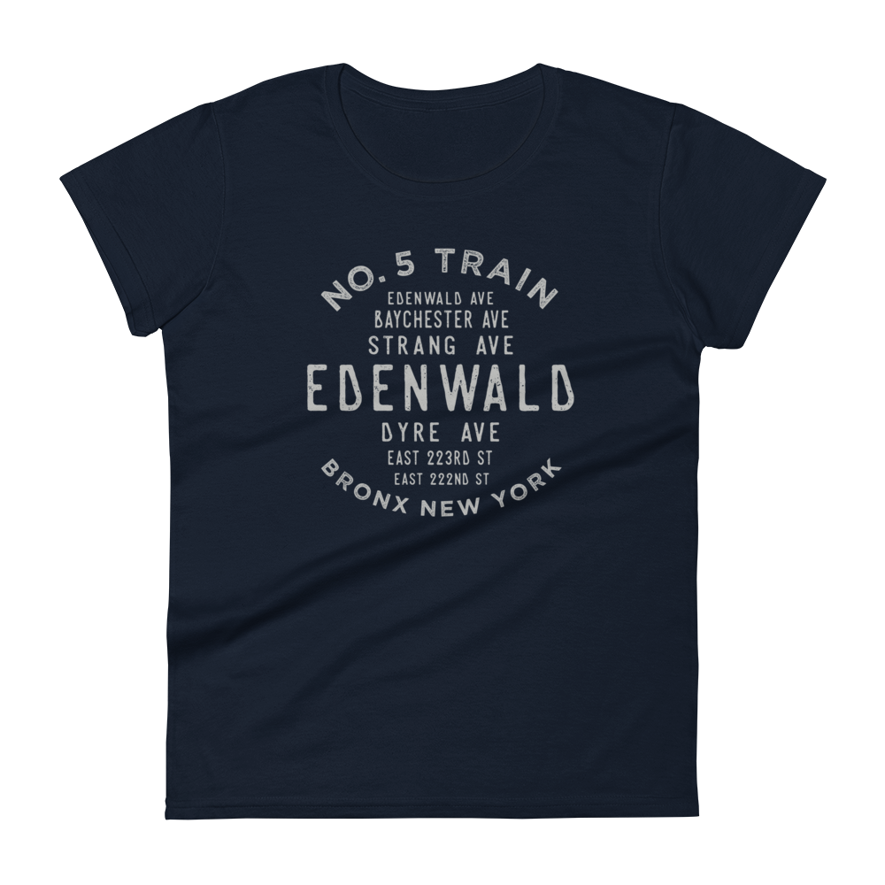 Edenwald Bronx NYC Women's Grid Tee