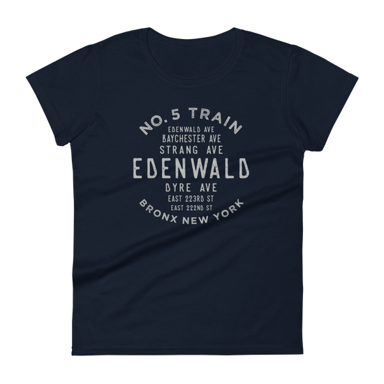 Edenwald Bronx NYC Women's Grid Tee