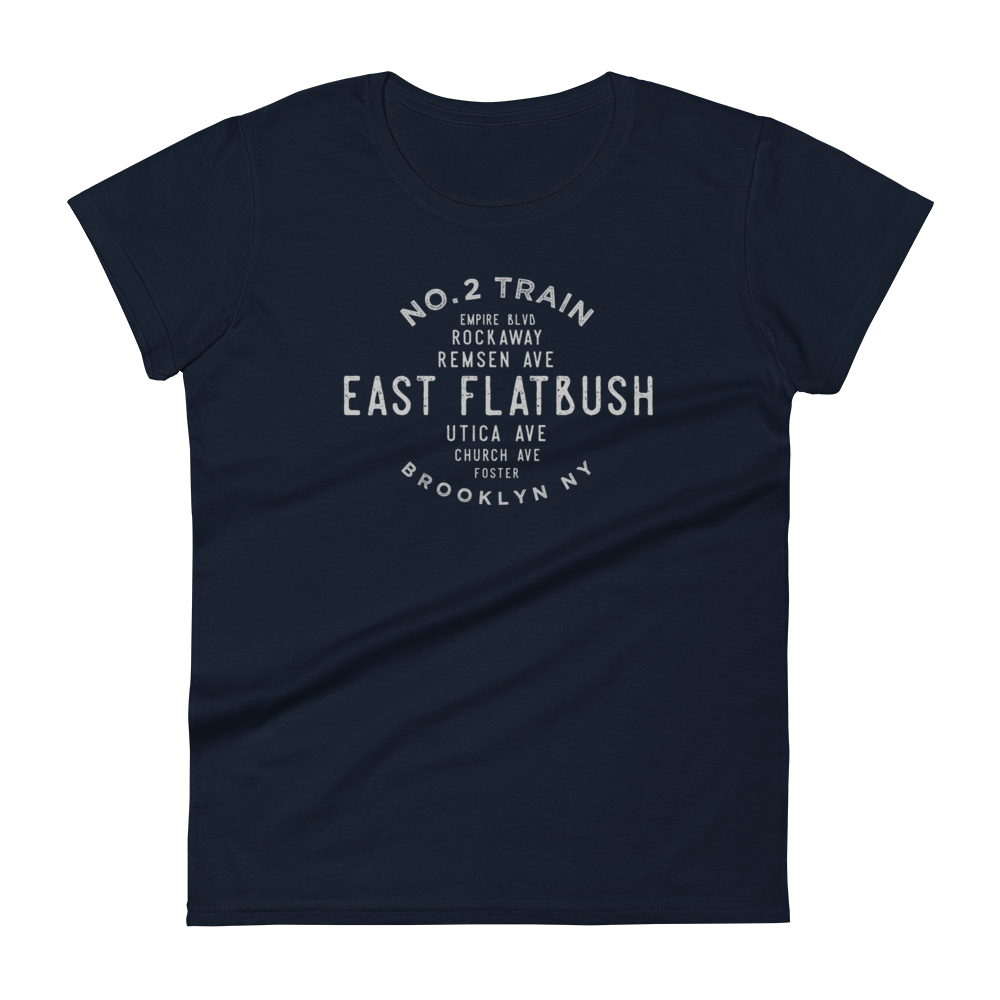 Flatbush Brooklyn NYC Women's Grid Tee