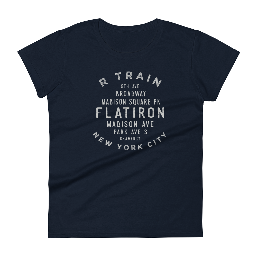 Flatiron Manhattan NYC Women's Grid Tee