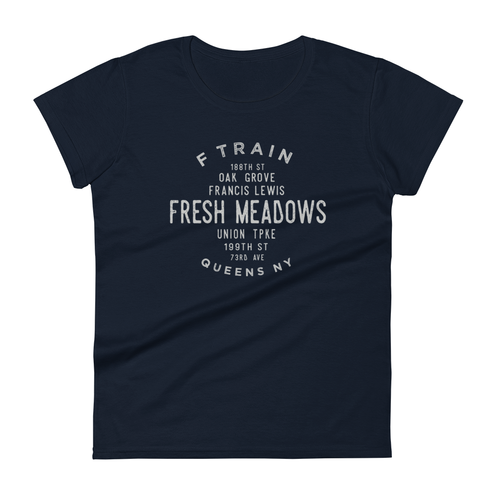 Fresh Meadows Queens NYC Women's Grid Tee