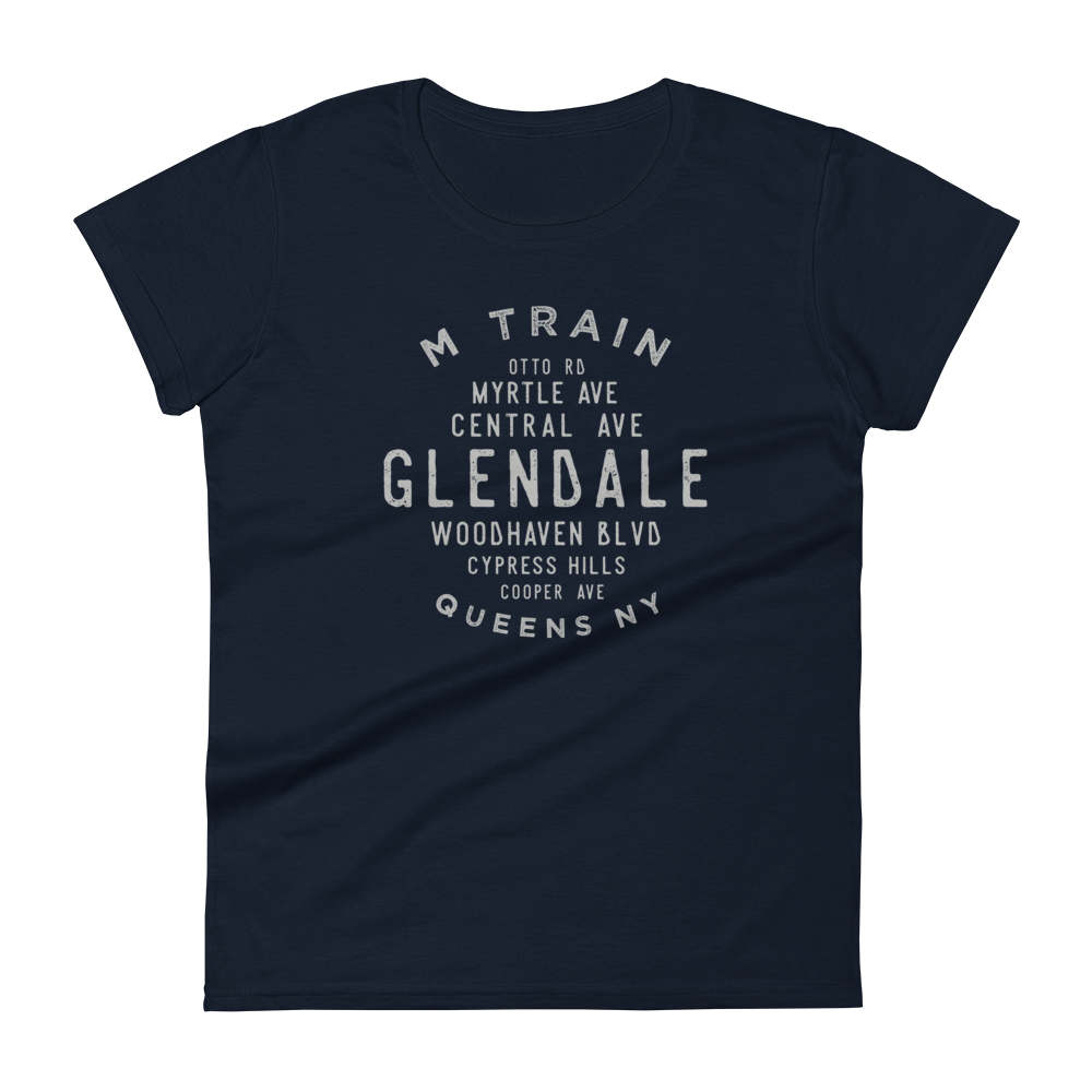 Glendale Queens NYC Women's Grid Tee