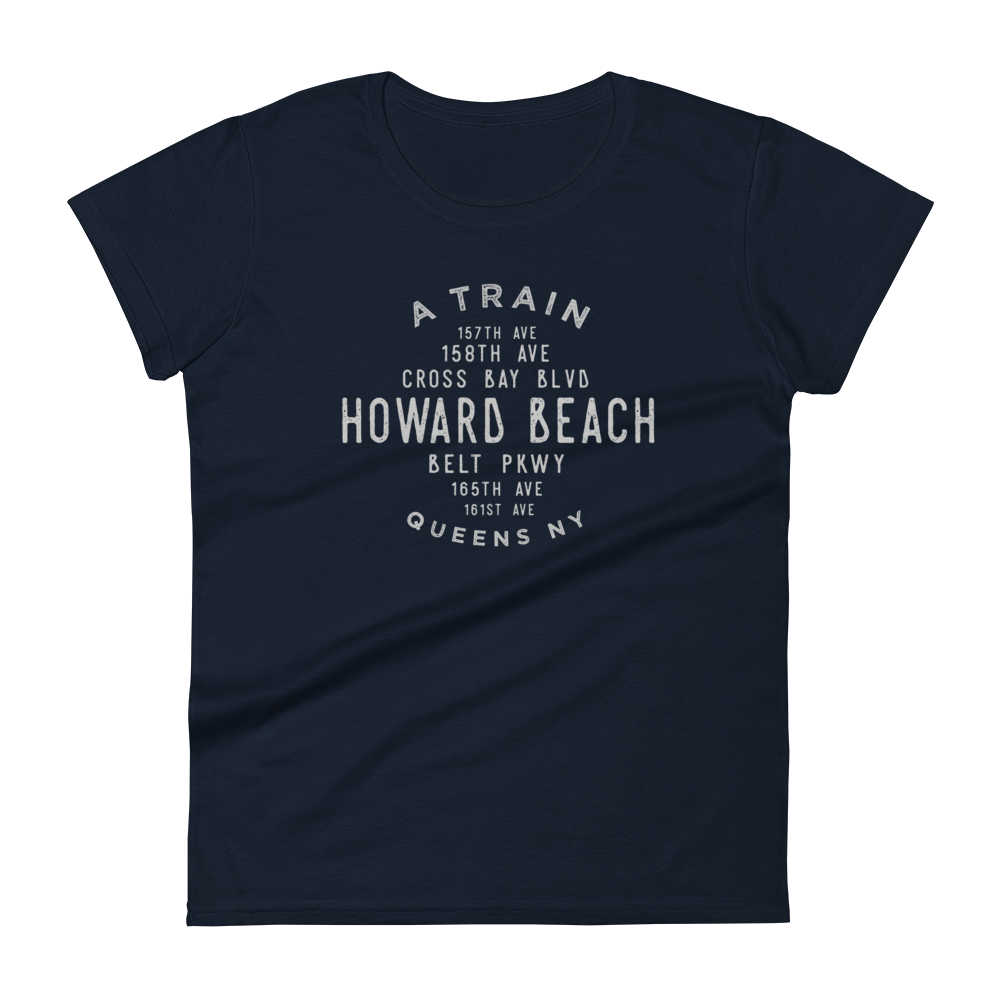 Howard Beach Queens NYC Women's Grid Tee