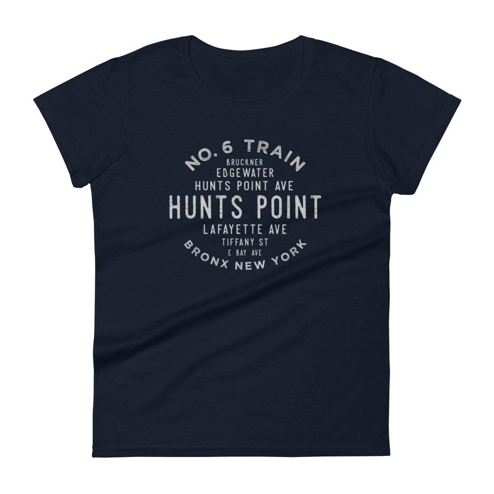 Hunts Point Bronx NYC Women's Grid Tee