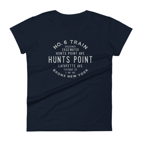 Hunts Point Bronx NYC Women's Grid Tee