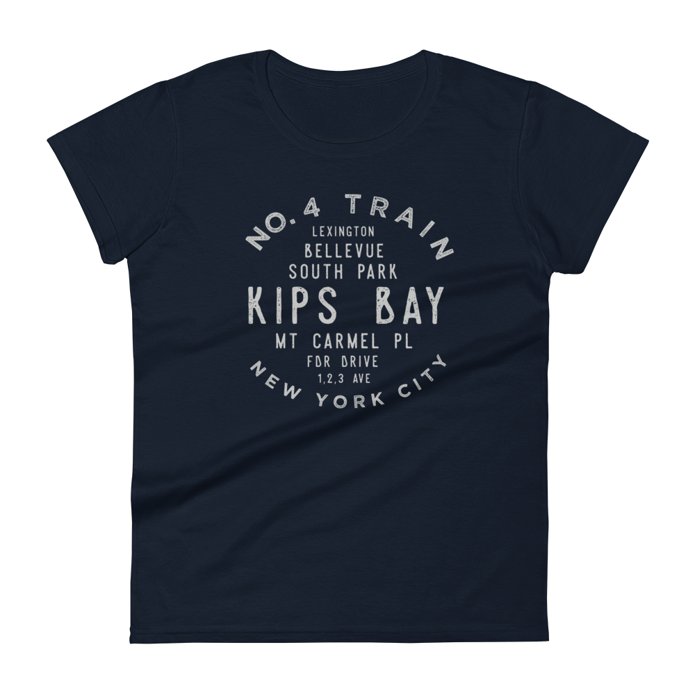 Kips Bay Manhattan NYC Women's Grid Tee