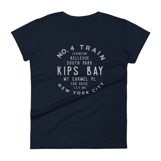 Kips Bay Manhattan NYC Women's Grid Tee