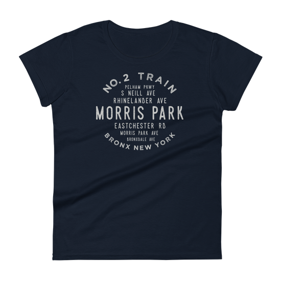 Morris Park Bronx NYC Women's Grid Tee