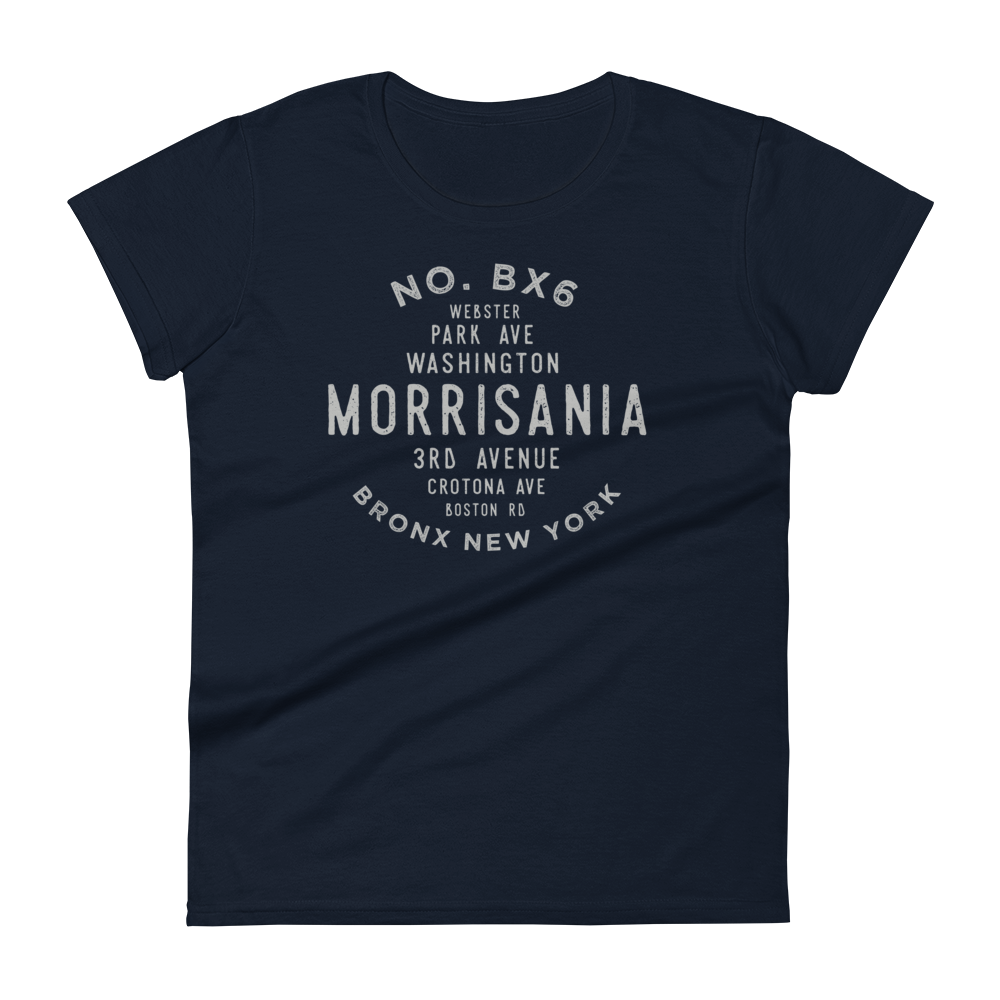 Morrisania Bronx NYC Women's Grid Tee