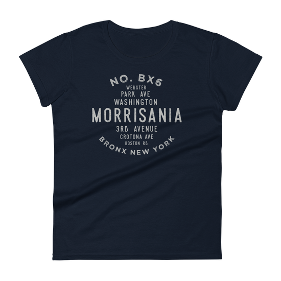 Morrisania Bronx NYC Women's Grid Tee