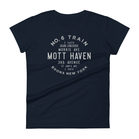 Mott Haven Bronx NYC Women's Grid Tee