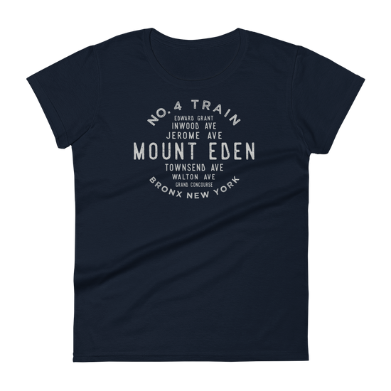 Mount Eden Bronx NYC Women's Grid Tee