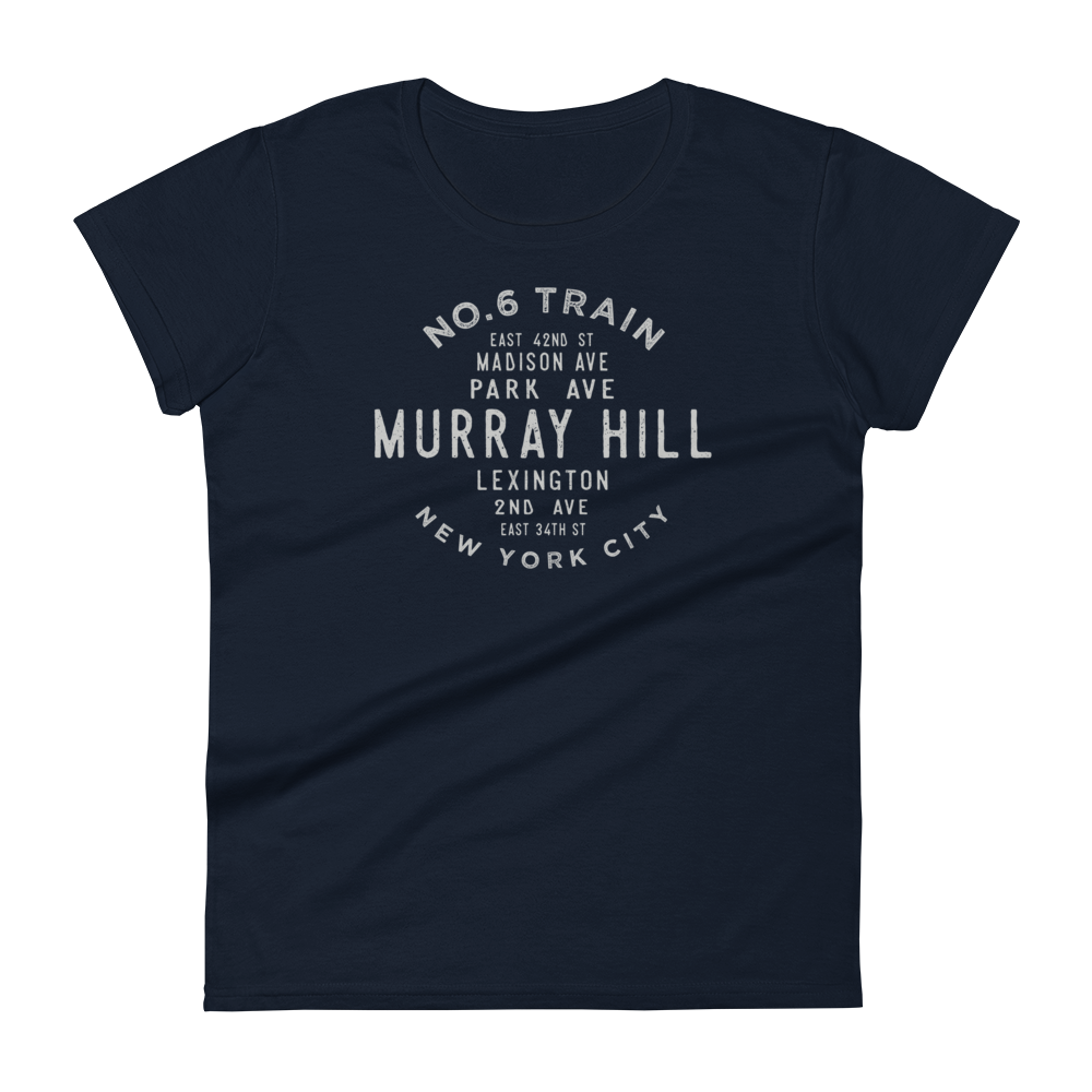 Murray Hill Manhattan NYC Women's Grid Tee