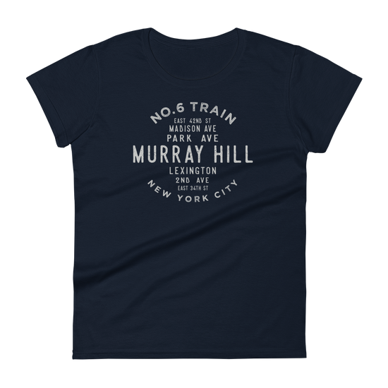 Murray Hill Manhattan NYC Women's Grid Tee