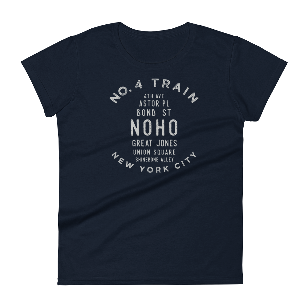 Noho Manhattan NYC Women's Grid Tee