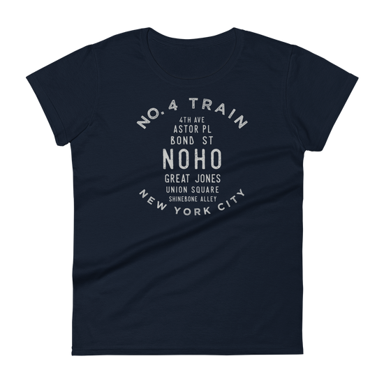 Noho Manhattan NYC Women's Grid Tee