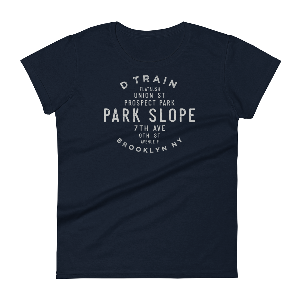 Park Slope Brooklyn NYC Women's Grid Tee