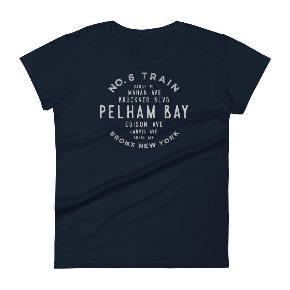 Pelham Bay Bronx NYC Women's Grid Tee