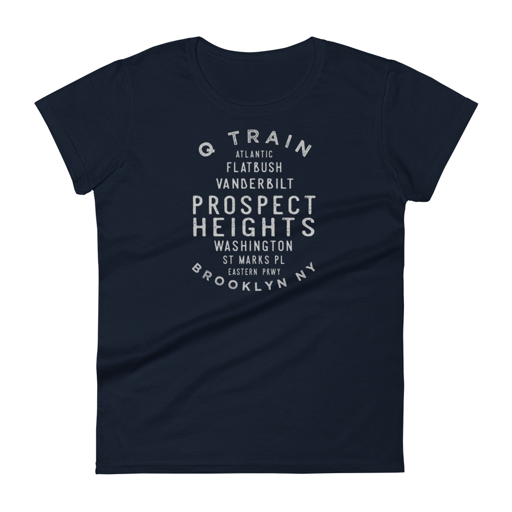 Prospect Heights Brooklyn NYC Women's Grid Tee