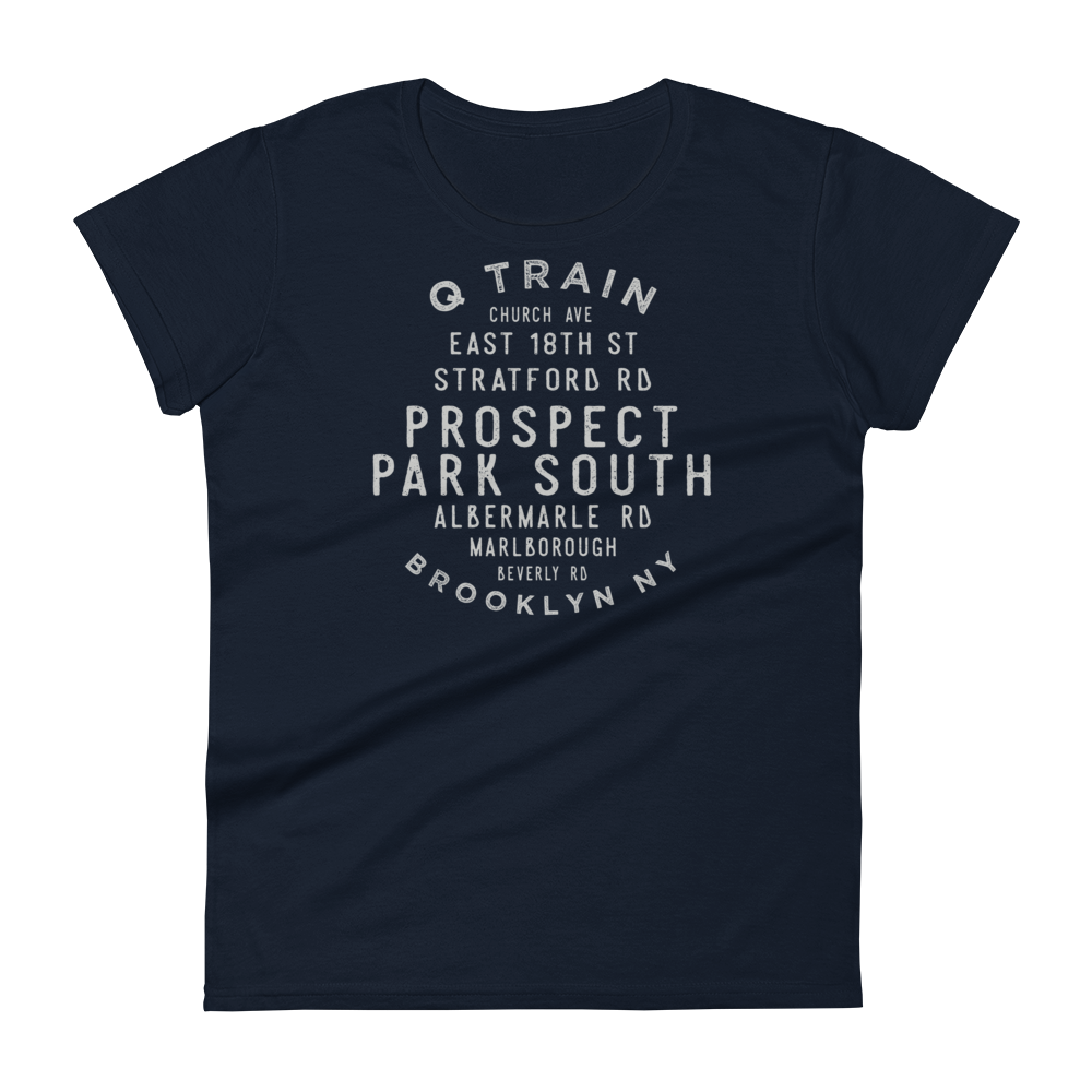 Prospect Park South Brooklyn NYC Women's Grid Tee