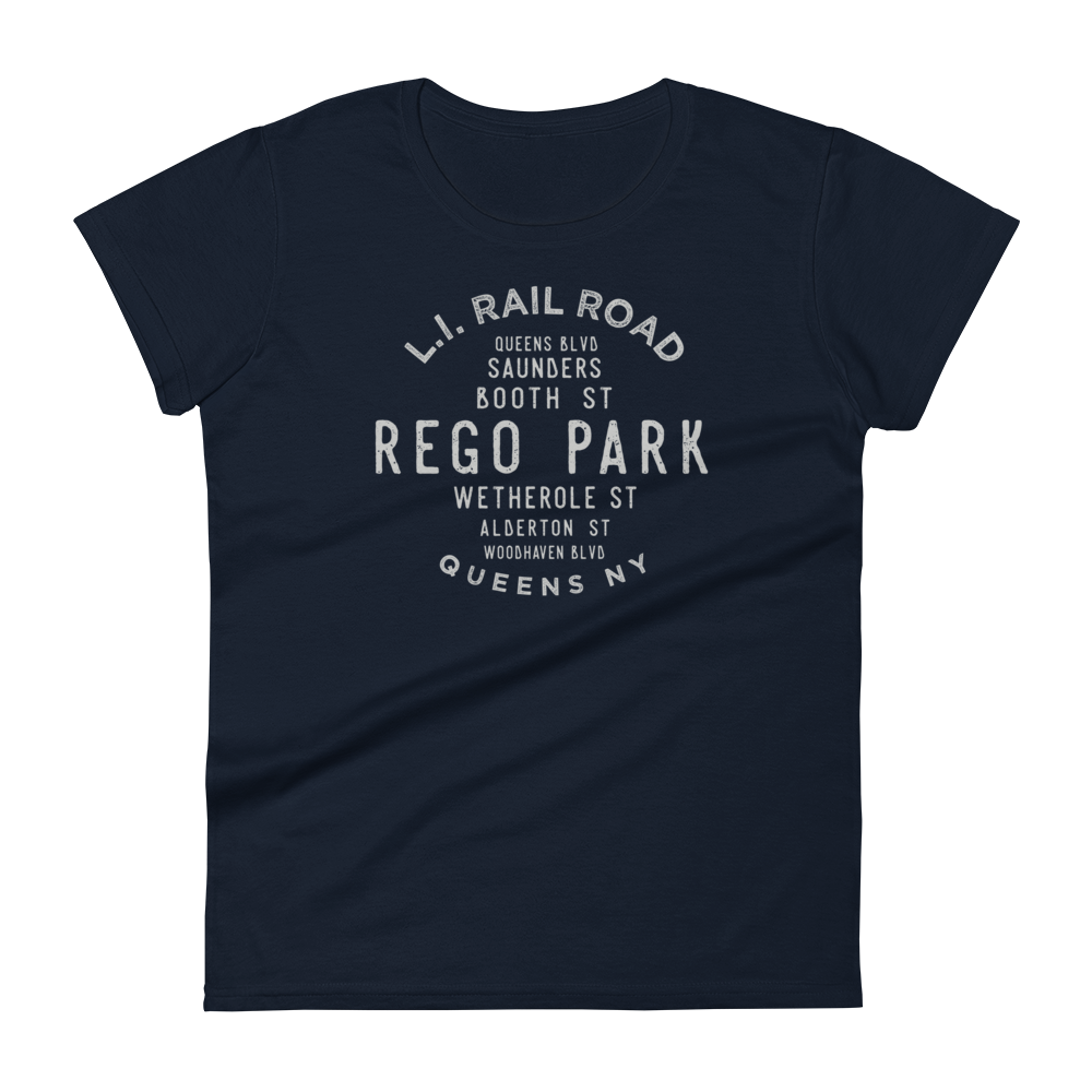 Rego Park Queens NYC Women's Grid Tee