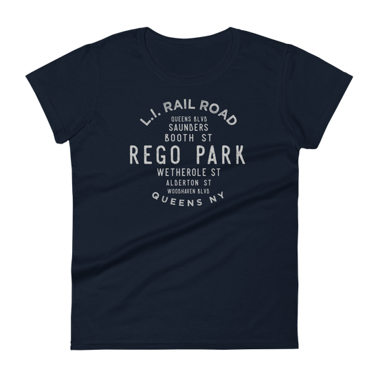 Rego Park Queens NYC Women's Grid Tee