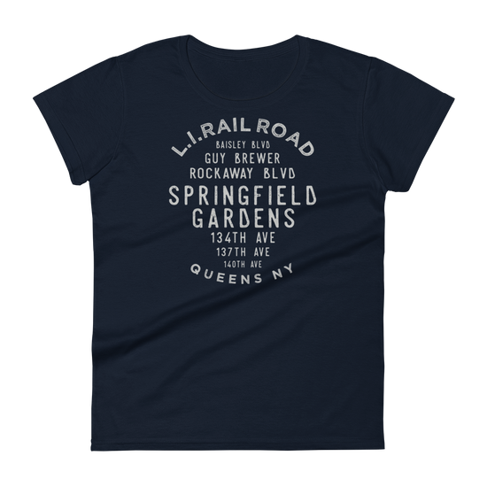 Springfield Gardens Queens NYC Women's Grid Tee