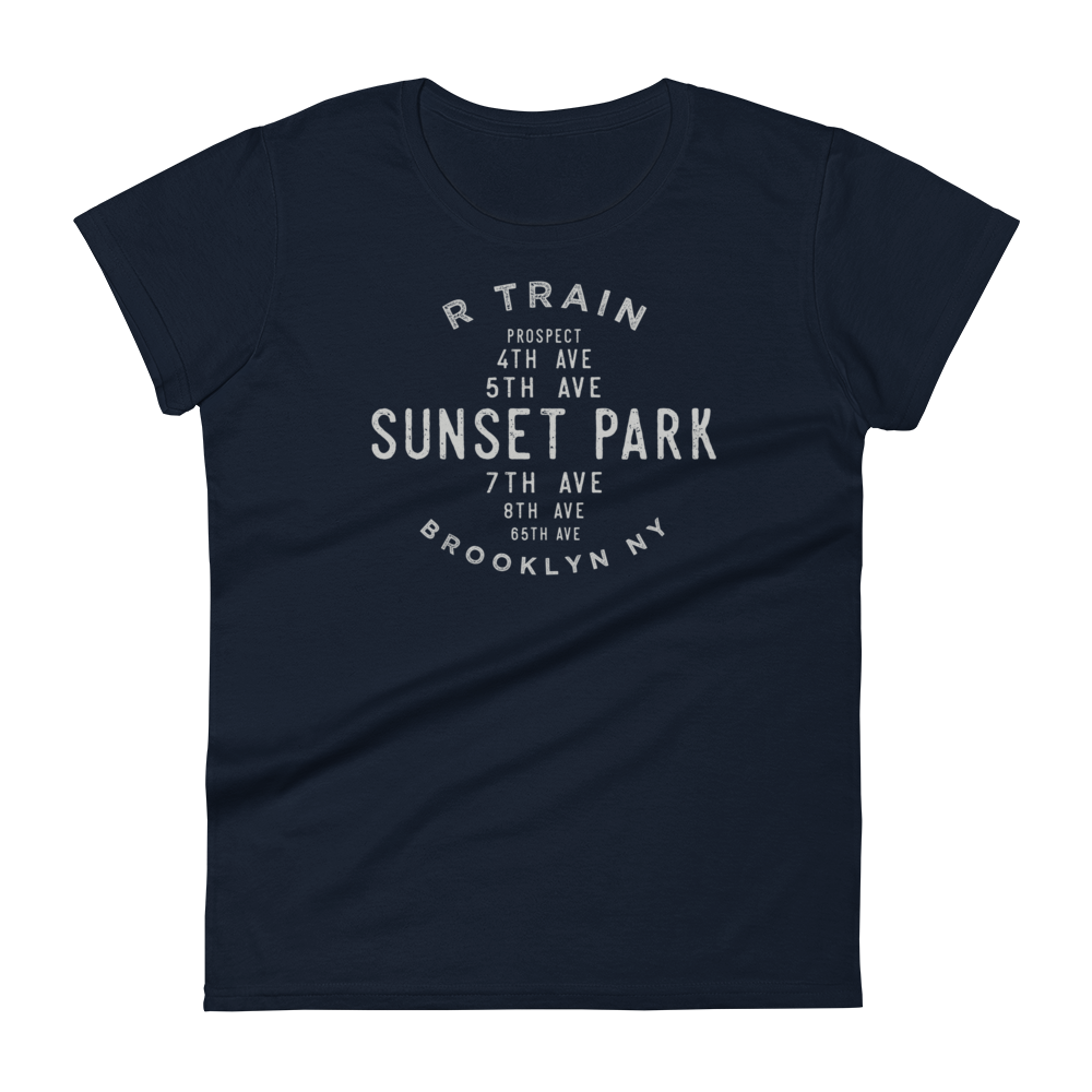 Sunset Park Brooklyn NYC Women's Grid Tee