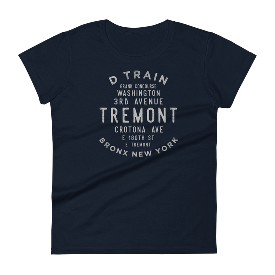 Tremont Bronx NYC Women's Grid Tee