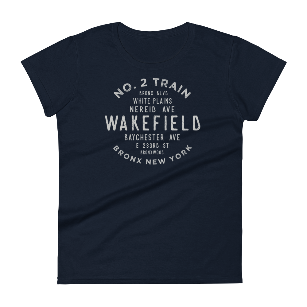 Wakefield Bronx NYC Women's Grid Tee