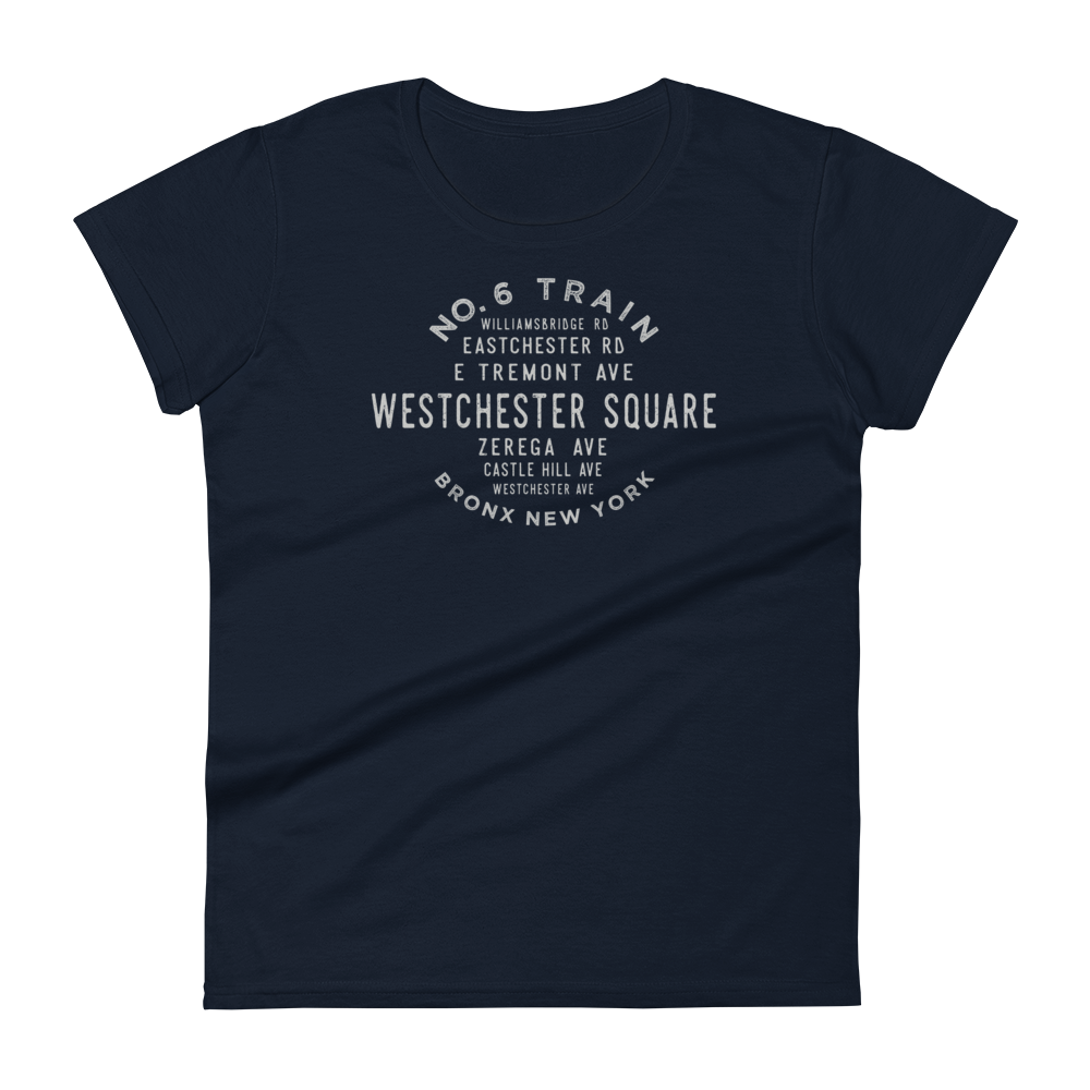 Westchester Square Bronx NYC Women's Grid Tee