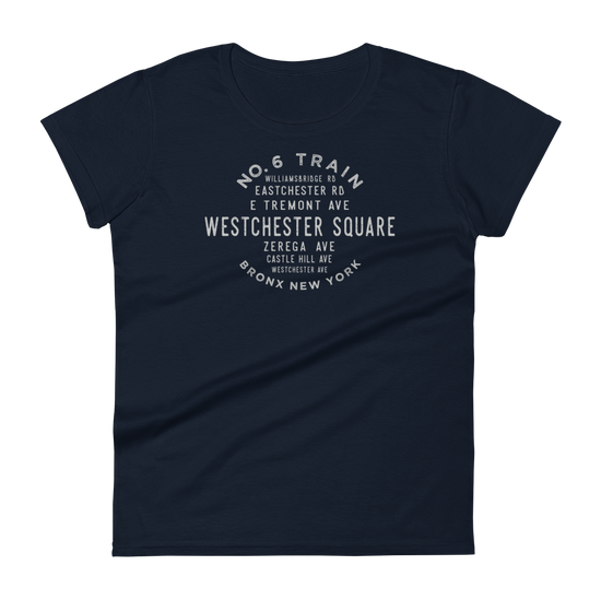 Westchester Square Bronx NYC Women's Grid Tee