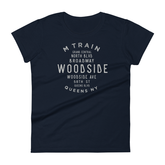 Woodside Queens NYC Women's Grid Tee