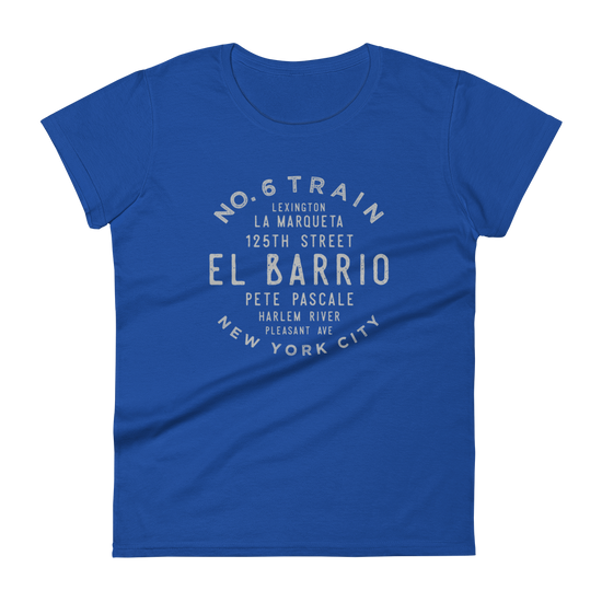 El Barrio Manhattan NYC Women's Grid Tee