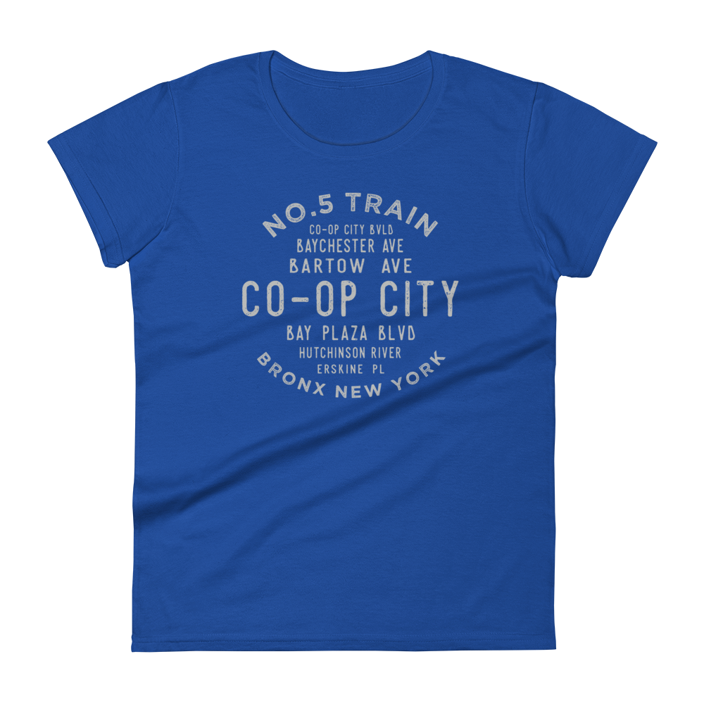 Co-op City Queens NYC Women's Grid Tee