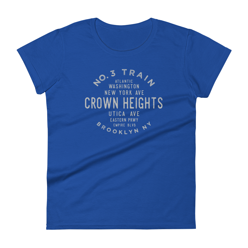 Crown Heights Brooklyn NYC Women's Grid Tee