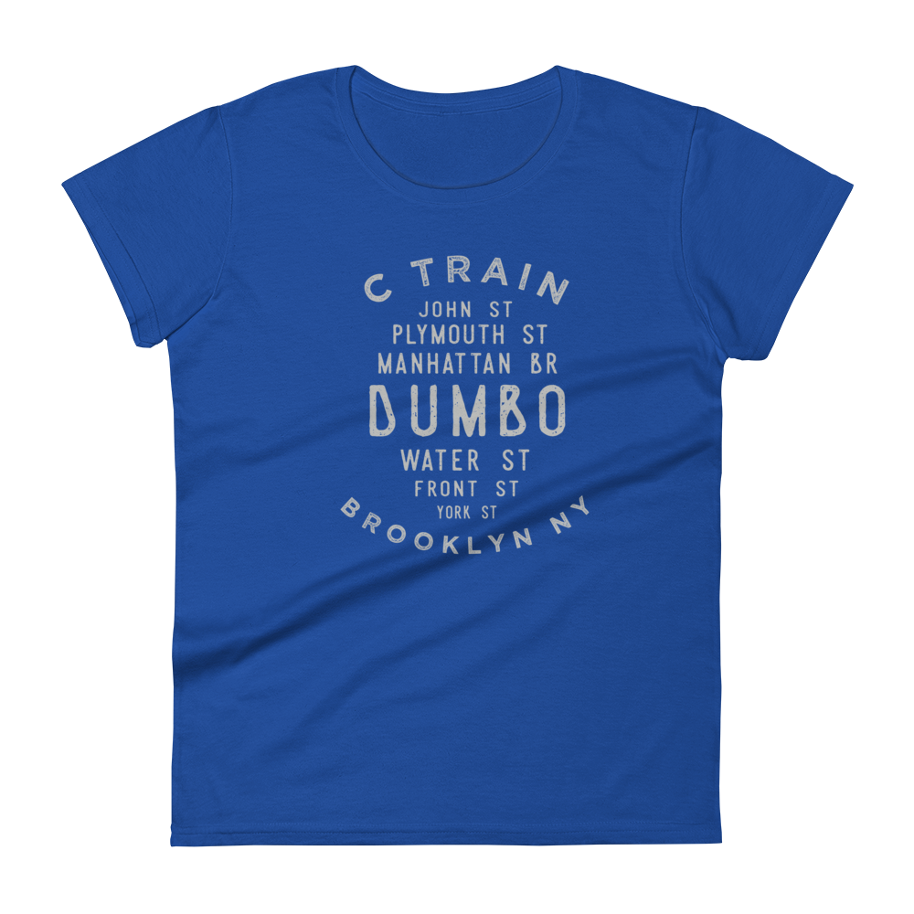 Dumbo Brooklyn NYC Women's Grid Tee