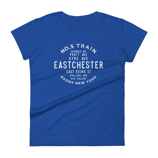 Eastchester Bronx NYC Women's Grid  Tee