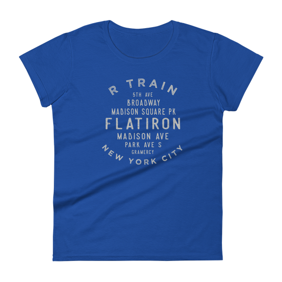 Flatiron Manhattan NYC Women's Grid Tee