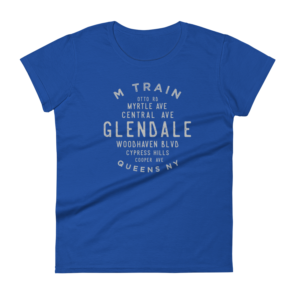 Glendale Queens NYC Women's Grid Tee