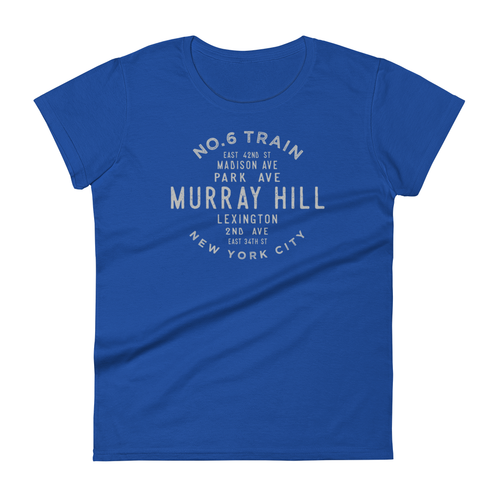 Murray Hill Manhattan NYC Women's Grid Tee