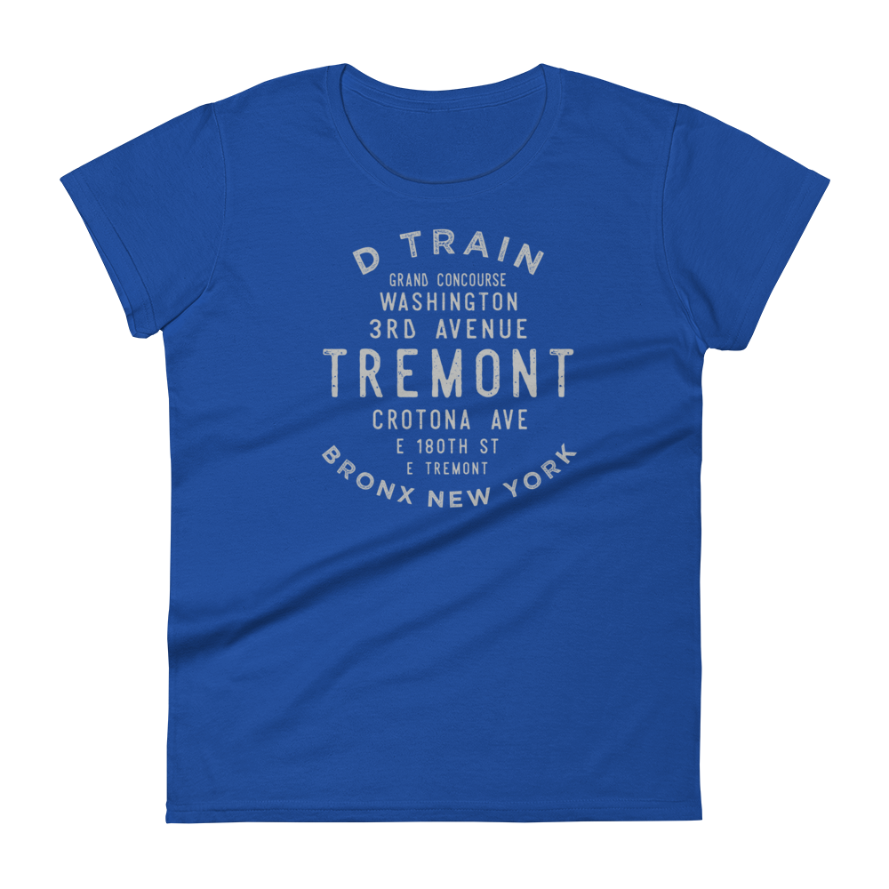 Tremont Bronx NYC Women's Grid Tee