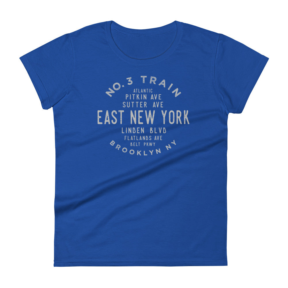 East New York Brooklyn NYC Women's Grid Tee