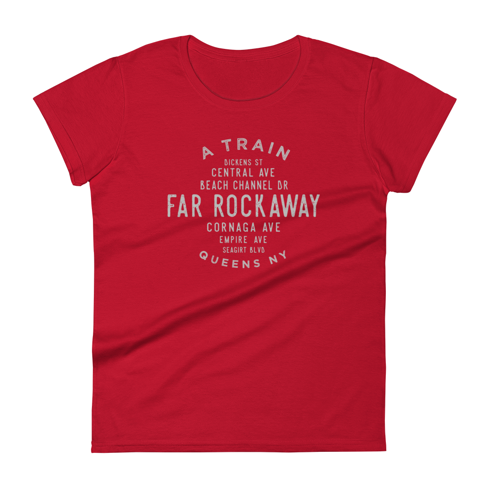 Far Rockaway Queens NYC Women's Grid Tee