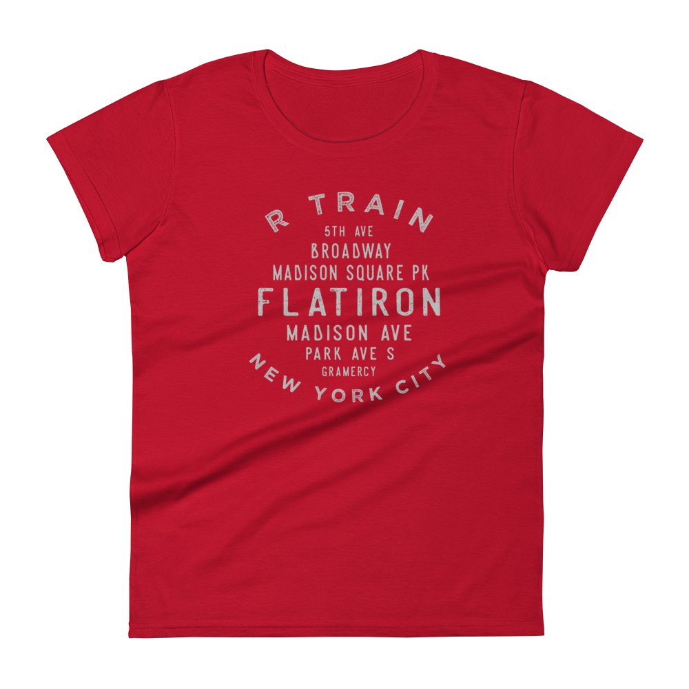 Flatiron Manhattan NYC Women's Grid Tee